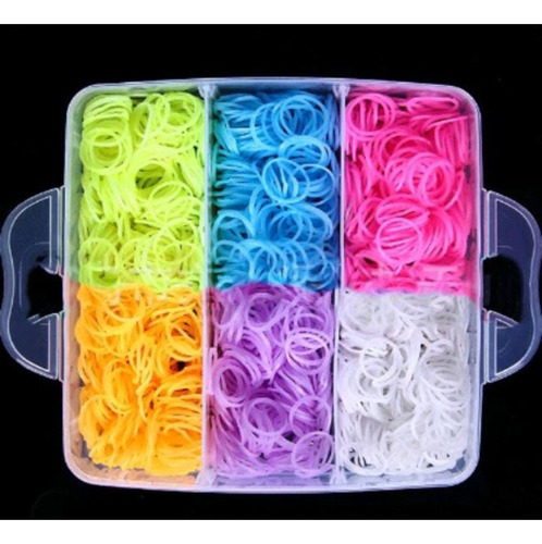Kit Fabrica Maleta 3000 Elasticos Pulseiras Presente