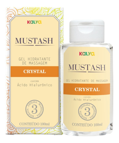 Lubrificante Intimo Vegano À Base De Água Mustash Crystal