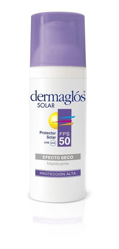 Protector Solar Facial Dermaglós Fps50 Matificante X50g 