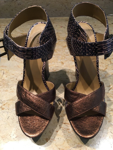 Nine West, Nuevas, Color Bronce, Num 5 Mex