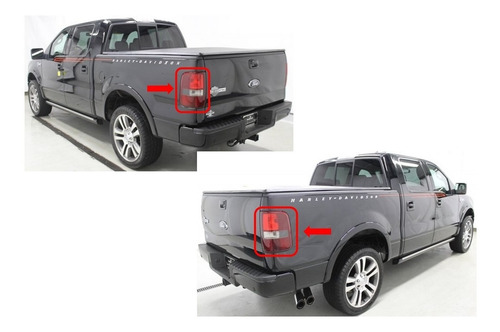 04-08 Ford Lobo Harley-davidson Par Calaveras Traseras 2 Pzs