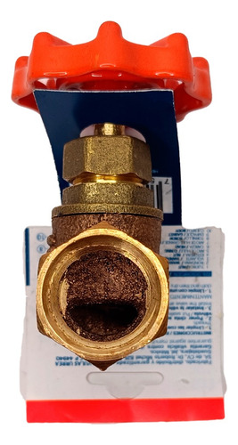 Válvula Globo Roscable, Compacta De Bronce 1/2', Urrea 65.13