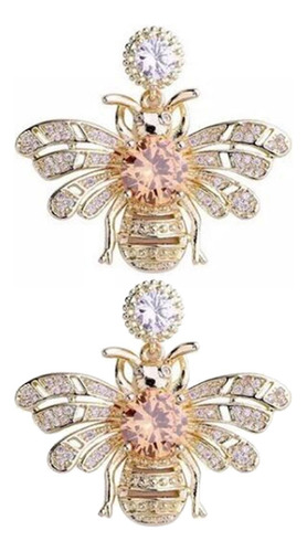 2 Aretes De Mariposas Resplandecientes: Accesorios 2 Piezas