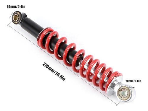 Amortecedor De Aço De Liga De Mola De 270 Mm Ajustável
