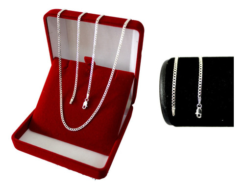 Conjunto Prata 925 Corrente E Pulseira Escama De Peixe Fina