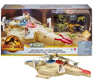Jurassic World Minis - Conjunto Arena De Batalha - Mattel