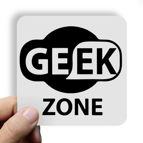 Adesivo - 10x9cm - Geek Zone Wi-fi Symbol Geek
