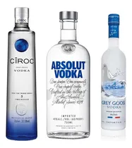 Comprar Vodka Ciroc 750ml + Absolut 750ml + Vodka Grey Goose 750ml