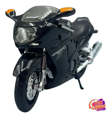 Miniatura Moto Honda Cbr1100xx Coleção Escala 1:18 Preto