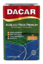Comprar Pintura Para Pisos Dacar Premium Latex Acrílico 18l