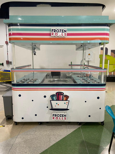 Carro Para Venta De Helados Artesanales En Rollitos