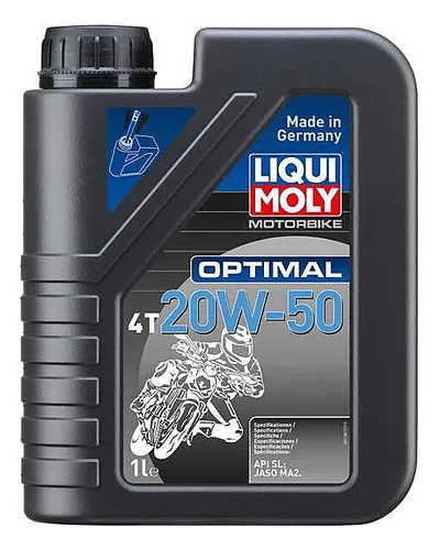 Aceite Semisintetico Liqui Moly 4t 20w50 Optimal - 1 Litro