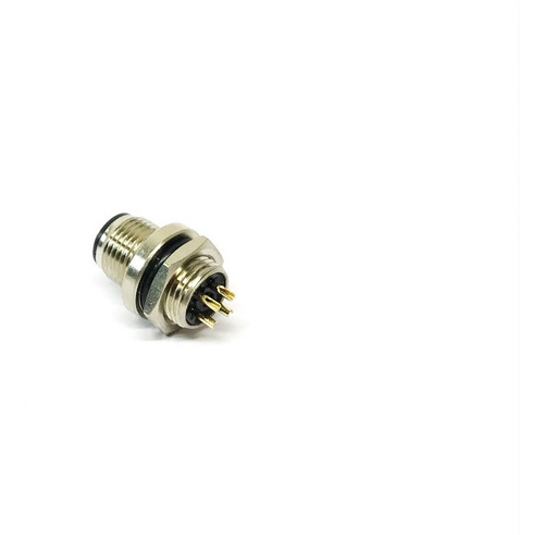 64x Conector M12 4 Pinos Macho Para Porta Painel Sensor