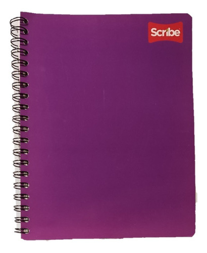 Cuaderno Scribe Mixto: Raya, Cuadro Chico Y Blanco 100 Hojas