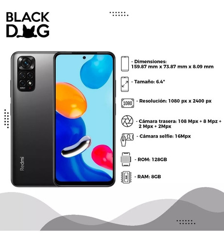 Imagen 2 de 4 de Xiaomi Redmi Note 11s Dual Sim 128 Gb 8 Gb Ram + Smartwatch
