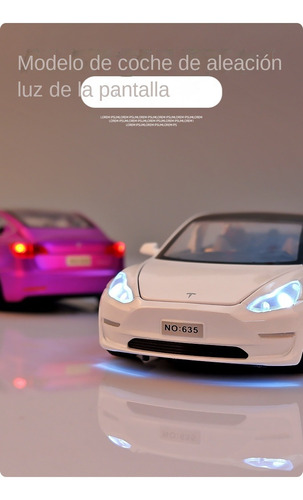 Compatible Con Tesla Model3 Coche Modelo Coche De Juguete