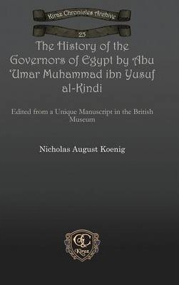 Libro The History Of The Governors Of Egypt By Abu 'umar ...