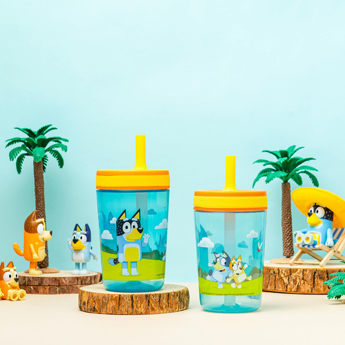 Set De Vasos Bluey Kelso De Zak Designs, 450 Ml, 2 Unidades,