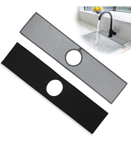 2 Alfombrillas Absorbentes Para Grifo Fregadero Cocina Frega