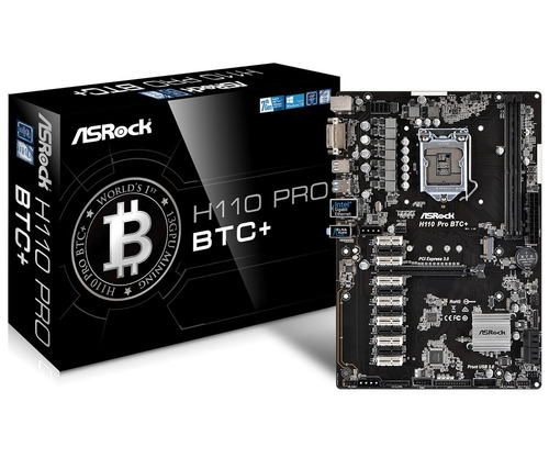 Asrock H110 Pro Btc+ 13 Gpu Mining Motherboard Eth En Stock