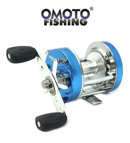 Reel Rotativo Omoto Chief 6001 Ra 2 + 1 Rulemanes Zurdo