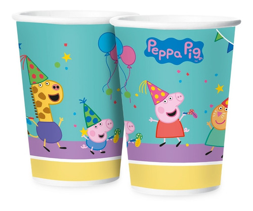 Copos Festa Peppa Pig - Embalagem Promocional