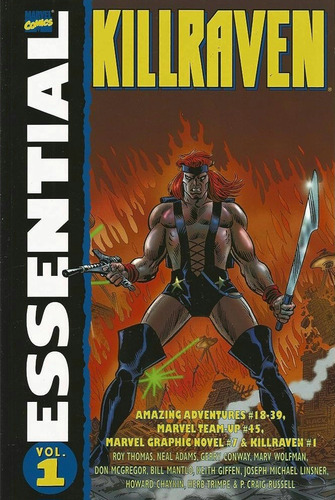 Essential Killraven / Killraven Anos 70 Completo / Marvel (2005) / 504 Págs / P&b / Inglês / Novo / Inédito No Brasil