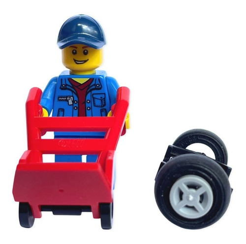 Lego Minifigura Mecánico M O C