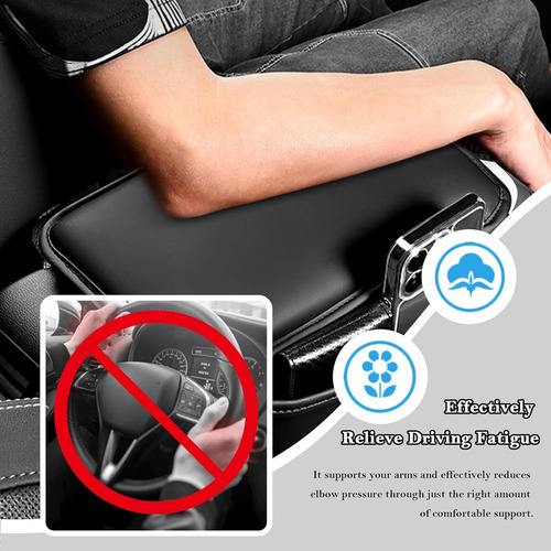 ;= Funda Cubre Descansa Brazos Almohada Cuero Codera Auto