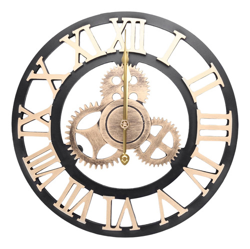 Reloj De Pared Industrial Gear, Reloj De Pared Decorativo In
