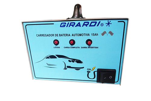 Carregador De Bateria Automotiva Bivolt Premium Girardi 15ah