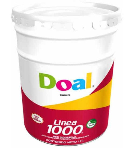 Pintura Secado Rápido Negro Mate Doal Esmalte Línea 1000 Cub