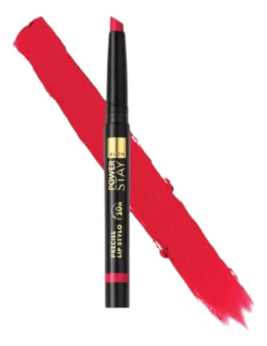 Labial Preciso Crimson Legacy Power Stay 10hr Duración Avon