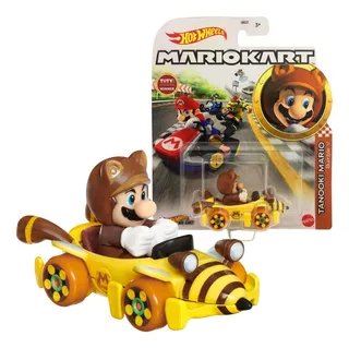 Hot Wheels Mario Kart Carrinhos 1:64 Em Metal - Mattel