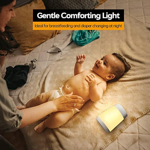 Luz Nocturna Para Niños Con Sensor Táctil Led Recargable
