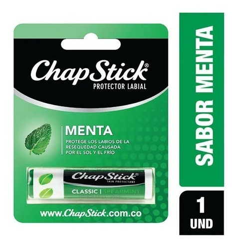 Chapstick Protector Labial - Cereza, Menta, Ultra Humectante