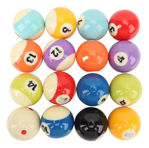 Juego De Bolas Para Mesa De Billar, 16 Piezas, Estándar Prof