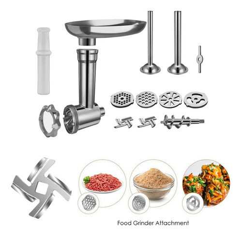 Picadora De Carne Embutido Accesorio Para Kitchenaid