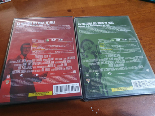 La Historia Del Rock And Roll - 2 Dvd Importado España Pal