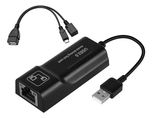 . Adaptador Sticks Usb Otg Cable 10/100mbps Compatible Con