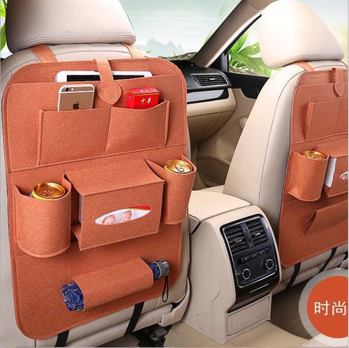 Bolsa De Almacenamiento Multifunción Para Asiento De Coche B