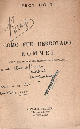 Libro: Como Fue Derrotado Rommel / Percy Holt