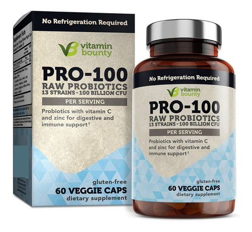 Probioticos Vitamin Bounty 60cp - Unidad a $5532