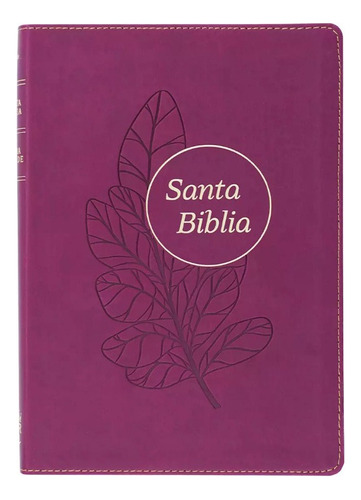 Biblia Rvr60 Ultrafina Ciruela Letra Grande