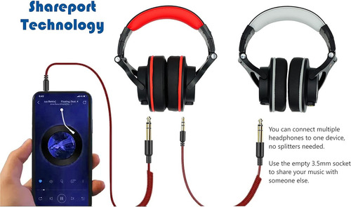 Auriculares Prosonic Dj2r: Sonido Profesional Para Tu Experiencia Musical