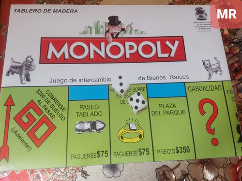 Monopolio Modelo Madera Para Varios Jugadores Regalo Familia | Cuotas sin  interés