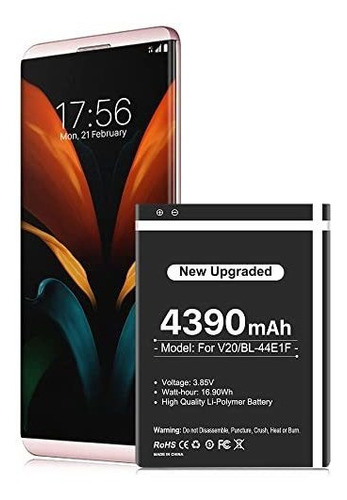 Batería Para LG V20, 2022 Nueva Versión 4390mah Batería De T