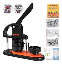 Comprar Maquina Para Hacer Pines De 58mm + Insumos Vevor Negro\u002Forang