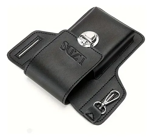 Estuche Cinturón Correa Cuero Celular Hombres Universal