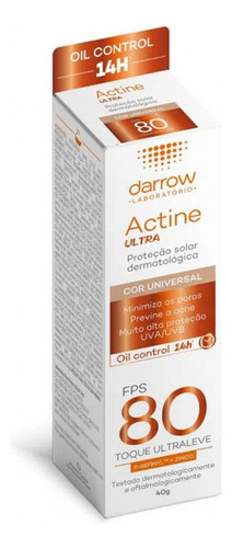 Protetor Darrow Actine Ultra Cor Universal Fps80 - 40g